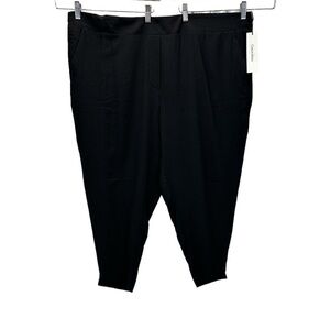 Calvin Klein Women's Pull On Dress Pants - Black - size 3X